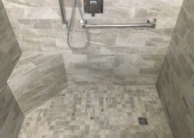 Shower remodel by Mountaineer Kitchens & Baths