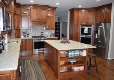 Refurbished kitchen by Mountaineer Kitchens and Baths
