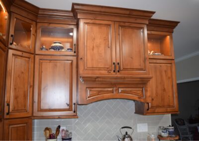 Rustic kitchen cabinets by Mountaineer Kitchens and Baths