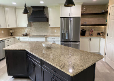 Renovated kitchen by Mountaineer Kitchens and Baths